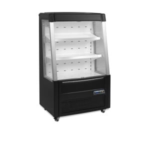 Vetrina Refrigerata Aperta Bassa Nera 242 L TEFCOLD - Eleganza e funzionalità