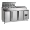 Tavolo Refrigerato di Preparazione GN 1/1 - 9 GN 1/3 TEFCOLD | Acciaio Inossidabile & Prestazioni Ottimali