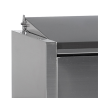 Saladette da appoggio coperchio inox - Statica - 5 GN 1/4 - TEFCOLD