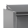 Saladette to Place Stainless Steel Lid Static 8 GN 1/4 - 41.6 L - TEFCOLD