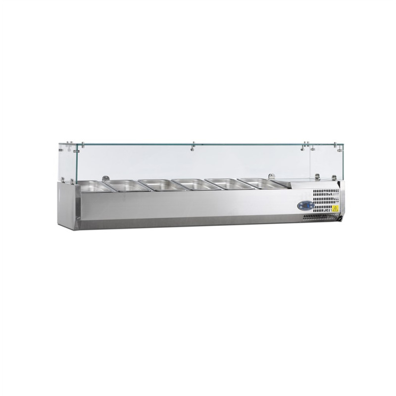 Saladette da Appoggio - Statica - 6 GN 1/3 - 42,6 L - TEFCOLD