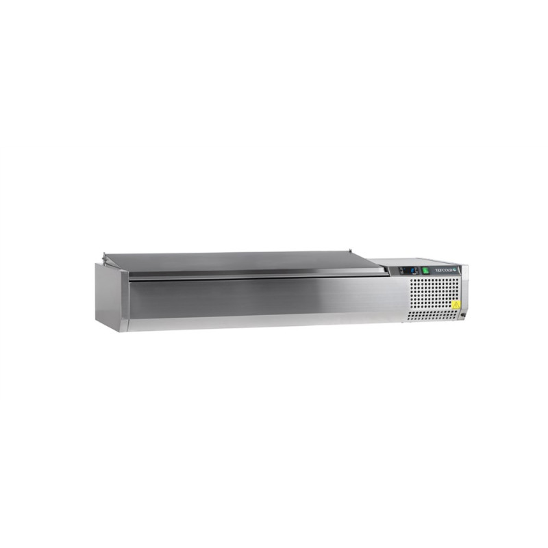 Saladette da Appoggio Coperchio Inox - Statico - 6 GN 1/3 - TEFCOLD
