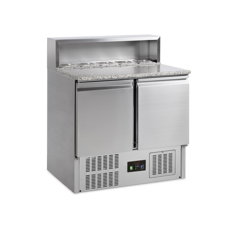 Pizza Counter GN 1/1 - 2 Doors - 230 L TEFCOLD | Professional equipment for delicious pizzas