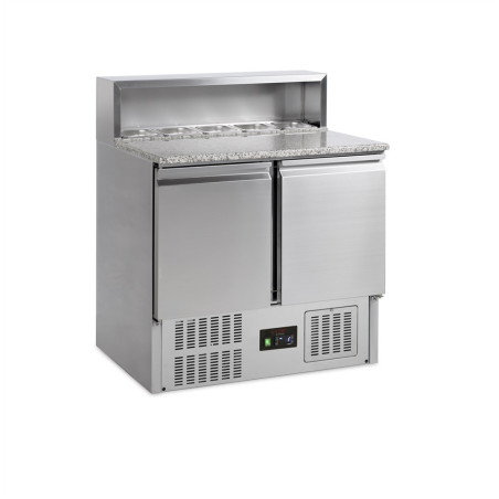 Bancone per Pizza GN 1/1 - 2 Porte - 230 L TEFCOLD | Attrezzatura professionale per deliziose pizze