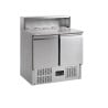 Bancone per Pizza GN 1/1 - 2 Porte - 230 L TEFCOLD | Attrezzatura professionale per deliziose pizze