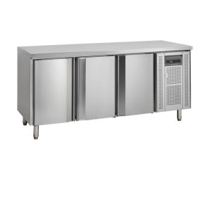 Tavolo Refrigerato Negativo in Acciaio Inox - 3 Porte - GN 1/1 TEFCOLD: conservazione ottimale dei prodotti freschi