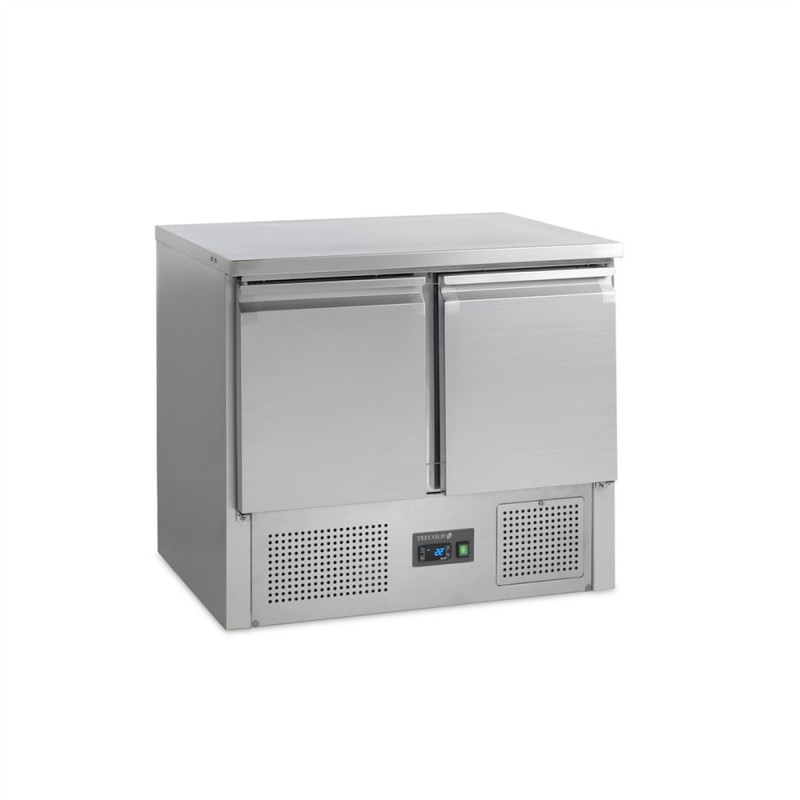 Counter Freezer Negative GN 1/1- 2 Doors - 230 L | TEFCOLD, in stainless steel | Fourniresto