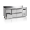 Tavolo Refrigerato Positivo Inox - 6 Cassetti GN 1/1 TEFCOLD - Pratico e durevole