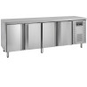 Tavolo Refrigerato in Acciaio Inox - 4 Porte - GN 1/1 di TEFCOLD: Conservate i vostri alimenti freschi con efficienza