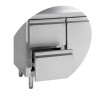 Tavolo Refrigerato in Acciaio Inox - 4 Porte - GN 1/1 di TEFCOLD: Conservate i vostri alimenti freschi con efficienza