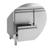 Tour Pasticcere in Acciaio Inox - 2 Porte - 380 L TEFCOLD: conserva e mantieni le tue pasticcerie con precisione ed efficienza.