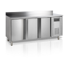 Refrigeratore da banco per snack TEFCOLD - 345 L, 3 porte, schienale