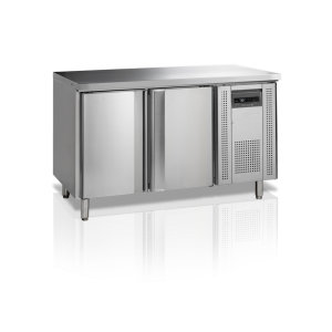 Stainless Steel Refrigerated Table 2 Doors GN 1/1 TEFCOLD CK7210/-SP - Ventilated cooling, automatic defrost