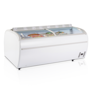 Congelatore 2 Coperchi Vetro Curvo 1255L TEFCOLD - Spazio ottimizzato, conservazione ideale