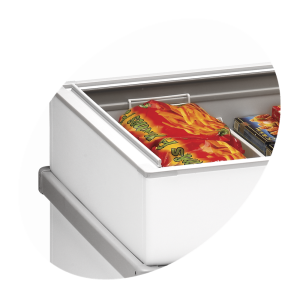 Congelatore TEFCOLD Scorrevole Vetrato 805L - Ideale per Supermercato