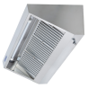 Cappa Snack Completa 700 con Motore, Led e Variatore - Dynasteel, Acciaio Inox AISI 304