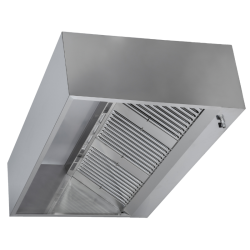 Cappa Cubica 1100 Led Senza Motore Dynasteel - 1400 mm