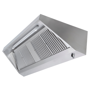 Hotte Snack 900 Led Sans Moteur - Longueur 4000 Dynasteel : Performance et fiabilité assurées