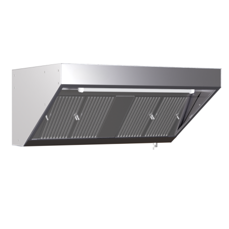 Cappa Snack 900 Led Inox 1200 - Dynasteel.