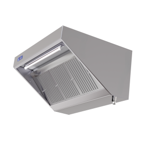 Cappa Snack Completa 700 con Motore, Led e Dimmer - Dynasteel, Acciaio Inox AISI 304