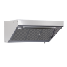 Cappa Snack 700 Led Senza Motore Dynasteel - Lung. 1400 mm, Inox AISI304