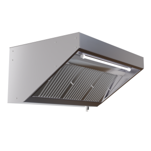 Cappa Snack 700 Led Senza Motore Dynasteel - Lung. 1400 mm, Inox AISI304