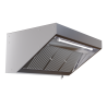 Cappa Snack 700 Led Senza Motore Dynasteel - Lung. 1400 mm, Inox AISI304