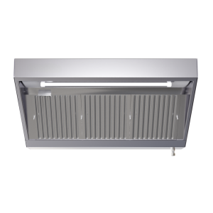 Cappa Snack 700 Led Senza Motore Dynasteel - Lung. 1400 mm, Inox AISI304