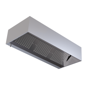 Cappa Cubica 900 Led Senza Motore Dynasteel - Lunghezza 1600 & Inox AISI 304