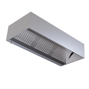 Cappa Cubica 900 Led Senza Motore Dynasteel - Lunghezza 1600 & Inox AISI 304