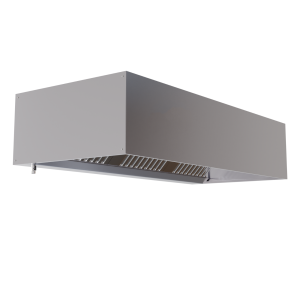 Cappa Cubica 900 Led Senza Motore Dynasteel - Lunghezza 1600 & Inox AISI 304