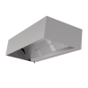 Cappa Cubica 1100 Led Senza Motore Dynasteel - 1400 mm