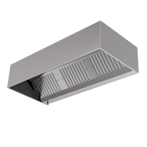 Cappa Cubica 1100 Led Senza Motore Dynasteel - 1400 mm