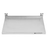 Mensola a Muro in Acciaio Inox su Cremagliere - L 600 x P 400 mm - Dynasteel