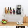 Mensola a Muro in Acciaio Inox su Cremagliere - L 800 x P 400 mm | Dynasteel