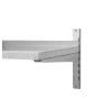 Mensola a muro in acciaio inox - L 1000 x P 400 mm | Dynasteel