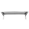 Mensola a Muro in Acciaio Inox su Cremagliere - L 1200 x P 400 mm - Dynasteel