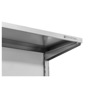 Mensola a Muro in Acciaio Inox su Cremagliere 2 Livelli - L 1000 x P 400 mm - Dynasteel