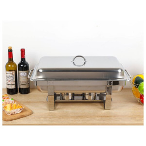 Chafing Dish GN 1/1 Eco - Lotto di 4 - Dynasteel