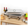 Chafing Dish GN 1/1 Eco - Lotto di 4 - Dynasteel