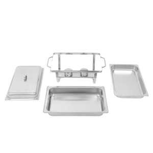 Chafing Dish GN 1/1 Eco - Lotto di 4 - Dynasteel