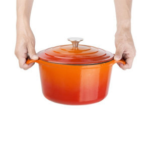 Cocotte Rotonda Arancione Vogue 3,2 L in Ghisa