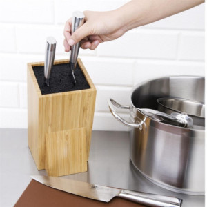 Universal Wooden Knife Block by Vogue - Elegant and Practical