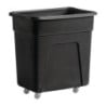 Carrello per Bottiglie Nero | Capacità 125L & Design Elegante