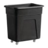 Carrello per Bottiglie Nero | Capacità 125L & Design Elegante