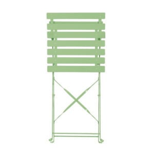 Sedie Pieghevoli Acciaio Verde Chiaro - Comfort e Durabilità