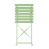 Light Green Steel Folding Chairs - Comfort and Durability