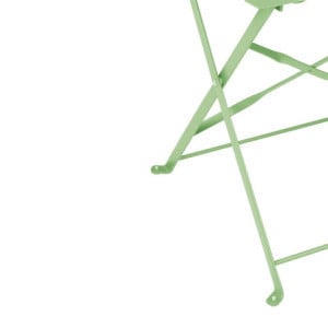 Sedie Pieghevoli Acciaio Verde Chiaro - Comfort e Durabilità