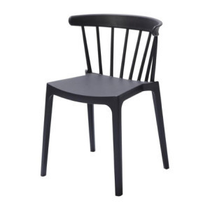 Sedie in Polipropilene Antracite - Set di 4: Design elegante e comfort duraturo
