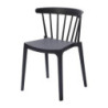 Sedie in Polipropilene Antracite - Set di 4: Design elegante e comfort duraturo